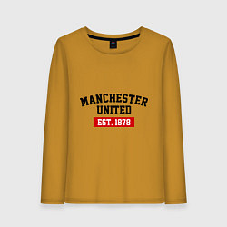 Женский лонгслив FC Manchester United Est. 1878