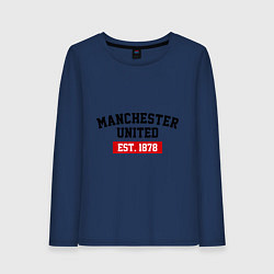 Женский лонгслив FC Manchester United Est. 1878