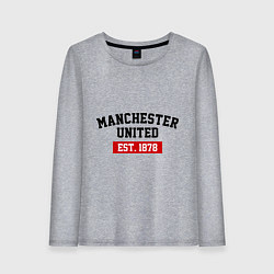 Женский лонгслив FC Manchester United Est. 1878