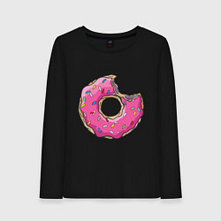 Женский лонгслив Пончик Гомера