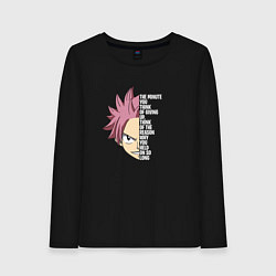 Женский лонгслив Natsu Quote