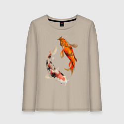 Женский лонгслив Инь-Ян