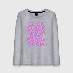 Женский лонгслив Click Clack Black Pink
