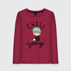 Женский лонгслив Chill Yoongi