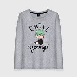 Женский лонгслив Chill Yoongi