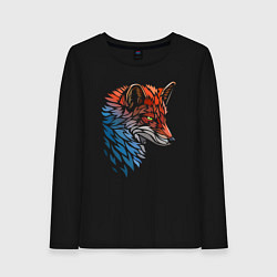 Женский лонгслив Пестрая лисица