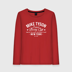 Лонгслив хлопковый женский Mike Tyson: Boxing Club, цвет: красный