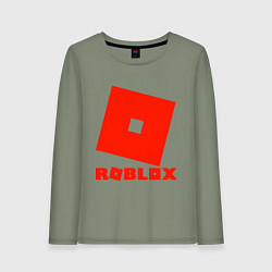 Женский лонгслив Roblox Logo