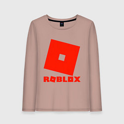 Женский лонгслив Roblox Logo