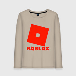 Женский лонгслив Roblox Logo