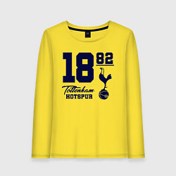 Лонгслив хлопковый женский FC Tottenham 1882, цвет: желтый
