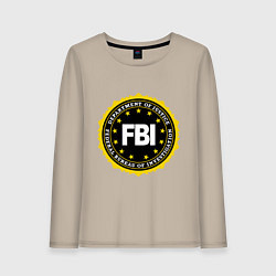 Женский лонгслив FBI Departament