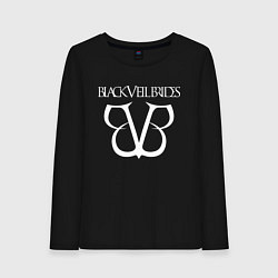 Лонгслив хлопковый женский Black Veil Brides: Knives and Pens, цвет: черный