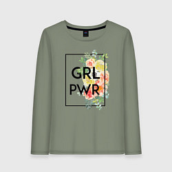 Женский лонгслив GRL PWR