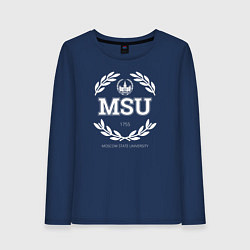 Женский лонгслив MSU