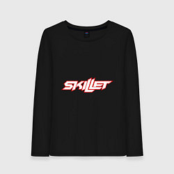 Лонгслив хлопковый женский Skillet, цвет: черный