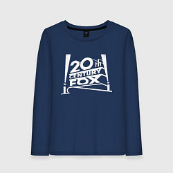 Лонгслив хлопковый женский 20th Century Fox, цвет: тёмно-синий