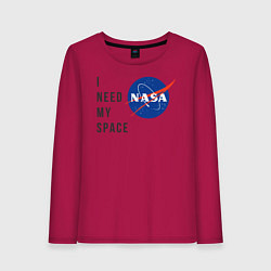 Женский лонгслив Nasa i need my space