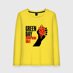 Женский лонгслив Green Day: American idiot