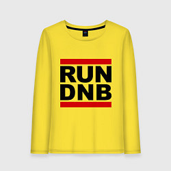 Женский лонгслив RUN DNB