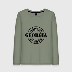 Женский лонгслив Made in Georgia (сделано в Грузии)