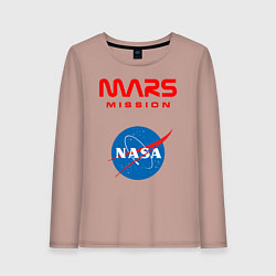 Женский лонгслив Nasa Mars mission