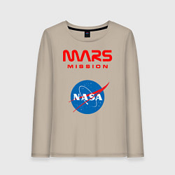 Женский лонгслив Nasa Mars mission