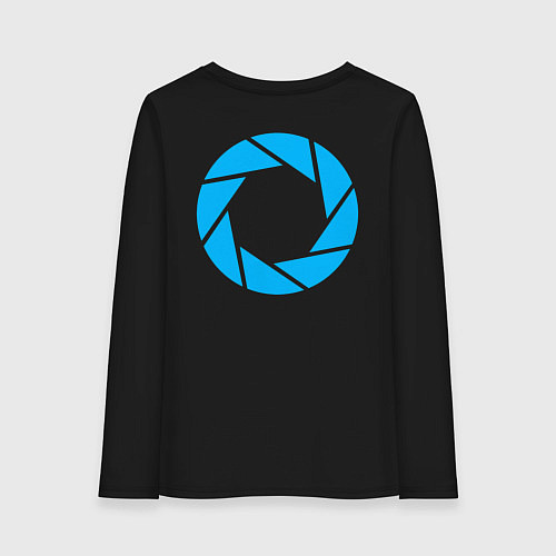 Женский лонгслив Aperture Laboratorie / Черный – фото 2