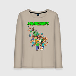 Женский лонгслив Minecraft