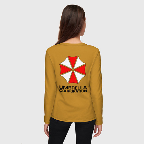 Женский лонгслив UMBRELLA CORP / Горчичный – фото 4