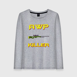 Женский лонгслив AWP killer 2