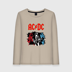 Женский лонгслив ACDC