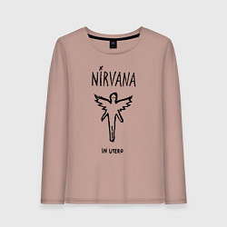 Женский лонгслив Nirvana In utero