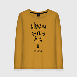 Женский лонгслив Nirvana In utero