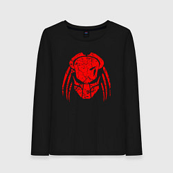 Лонгслив хлопковый женский PREDATOR, цвет: черный