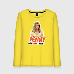 Лонгслив хлопковый женский Penny, цвет: желтый