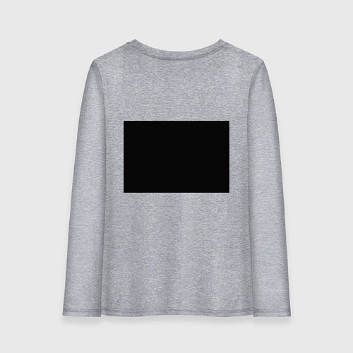 Женский лонгслив Изоляция / Меланж – фото 2