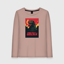 Женский лонгслив Godzilla