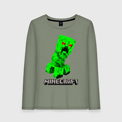 Женский лонгслив MINECRAFT CREEPER