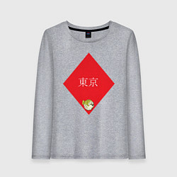 Женский лонгслив Японская фугу