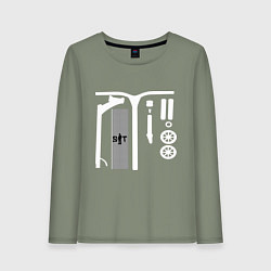 Женский лонгслив Самокат фристайл Кастом