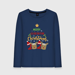 Женский лонгслив Merry Quarantine Christmas