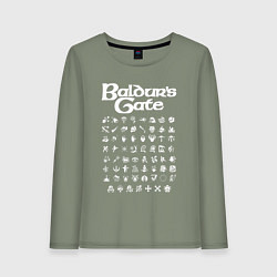 Женский лонгслив BALDURS GATE