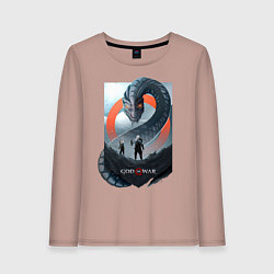 Женский лонгслив Кратос и Атрей