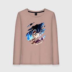 Лонгслив хлопковый женский Dragon Ball, цвет: пыльно-розовый