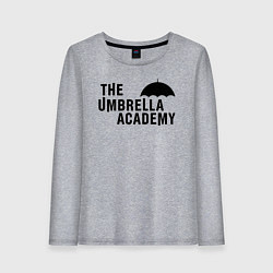 Лонгслив хлопковый женский Umbrella academy, цвет: меланж