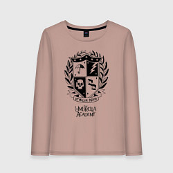 Лонгслив хлопковый женский The Umbrella Academy, цвет: пыльно-розовый