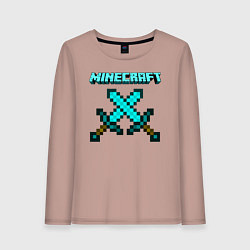 Женский лонгслив Minecraft