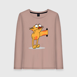 Женский лонгслив Котопес