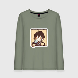 Женский лонгслив Чжун Ли